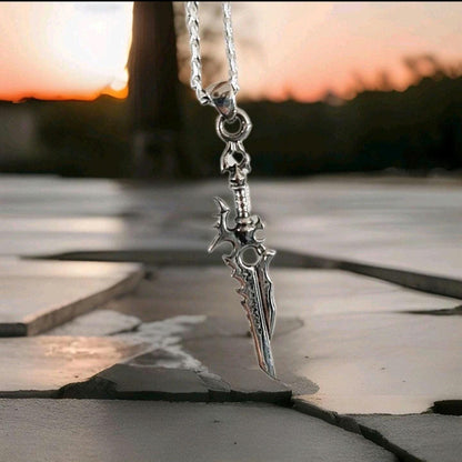 Shalamayne legendary sword Pendant , Wow, World of Warcraft , Handmade 925 Sterling Silver