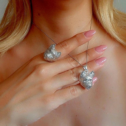 Handmade Sterling Silver Westie Pendant - Dog Lover Gift