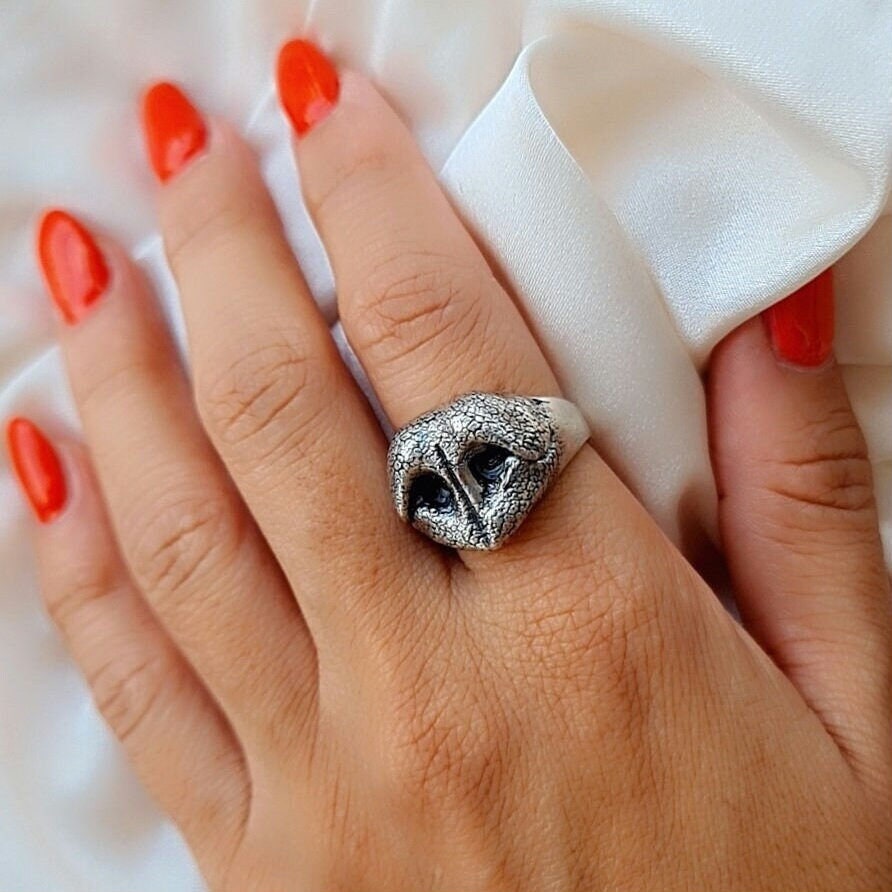 Handmade Stylish Sterling Silver Dog Nose Ring Jewelry for Dog Lovers