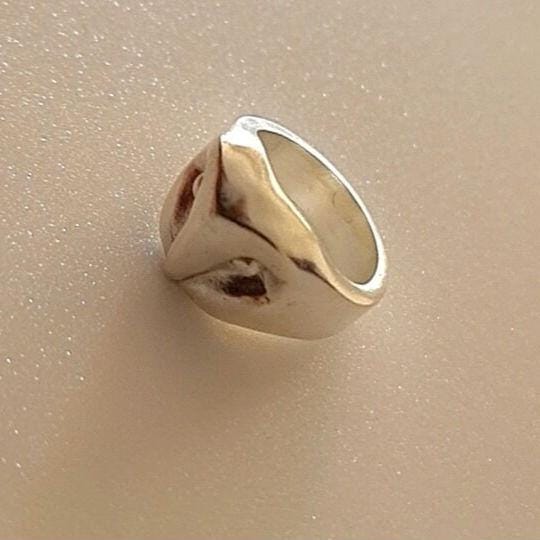 OWL RING - Handcrafted 925 Silver Stylized Animal Jewelry Minimalistic -  solid sturdy