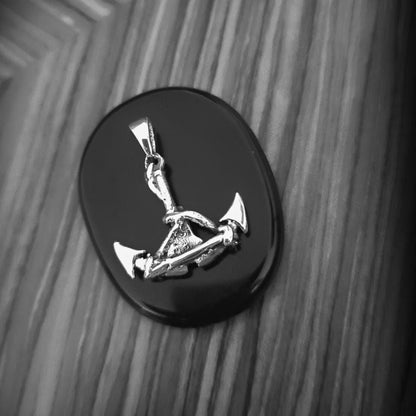 Sterling Silver Nautilus Anchor Pendant: League of Legends Gamer Necklace