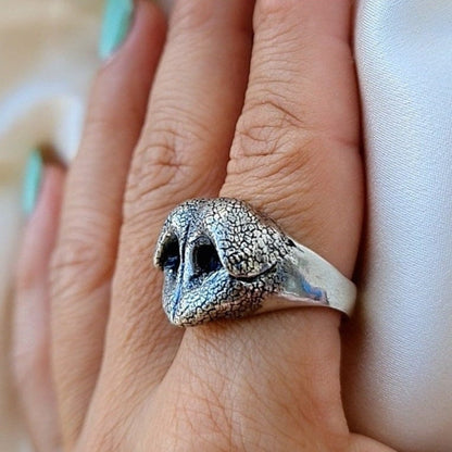 Handmade Stylish Sterling Silver Dog Nose Ring Jewelry for Dog Lovers