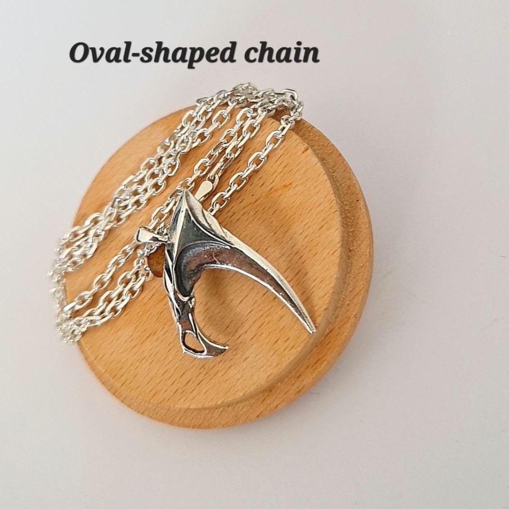 Aphelios Weapon Necklace – Sterling Silver 925 Severum Pendant – LoL Cosplay Accessory – LoL Collectible Jewelry –