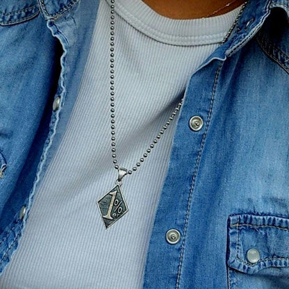 Handmade 1%er Pendant - A Bold and Unconventional Biker Pendant