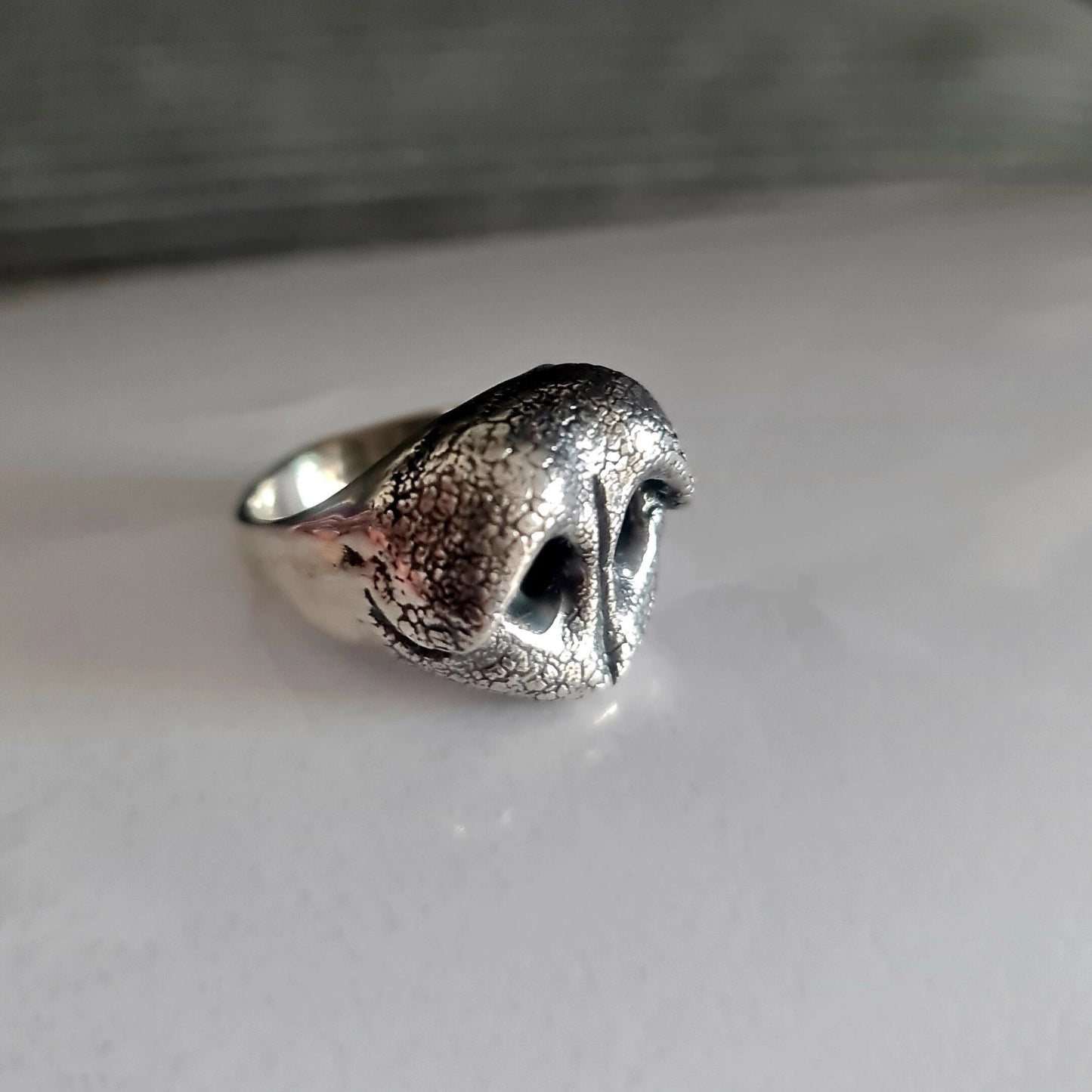 Handmade Stylish Sterling Silver Dog Nose Ring Jewelry for Dog Lovers