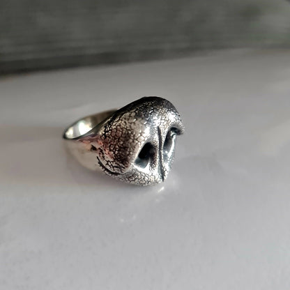 Handmade Stylish Sterling Silver Dog Nose Ring Jewelry for Dog Lovers