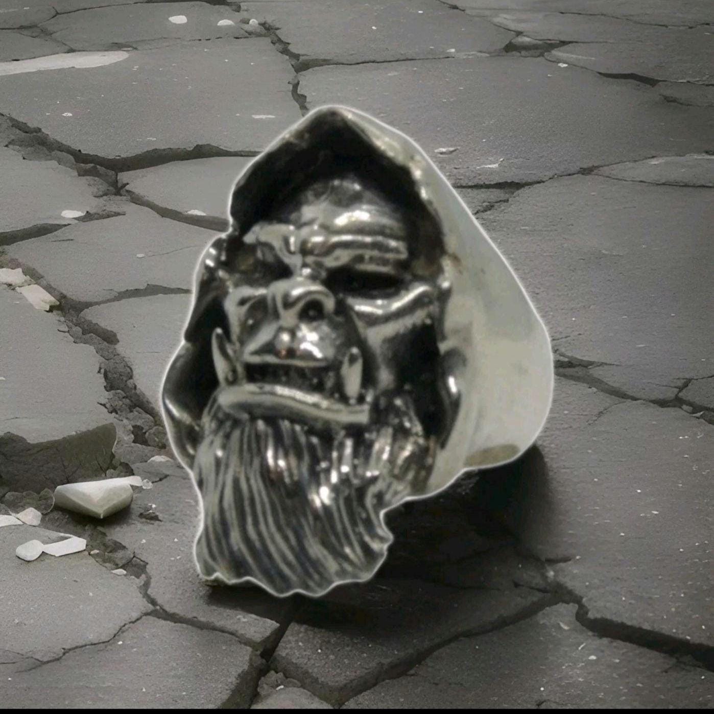Handmade Gothic Sterling Silver 925 Ring - Warcraft Blizzard Fan