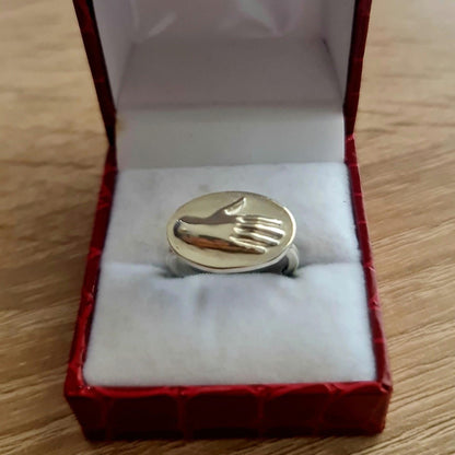 Frida Hand Ring-925 Sterling Silver Minimalistic Design - La mano- Mexico