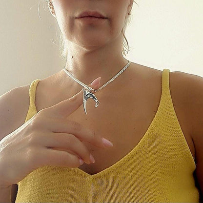 Aphelios Weapon Necklace – Sterling Silver 925 Severum Pendant – LoL Cosplay Accessory – LoL Collectible Jewelry –