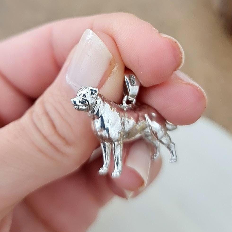 Rottweiler  dog figurine pendant- avaliable in 2 design  Sculpture -Realistic Dog Model    Solid & Sturdy