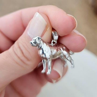 Rottweiler  dog figurine pendant- avaliable in 2 design  Sculpture -Realistic Dog Model    Solid & Sturdy