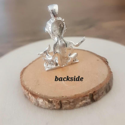 Little Prince Necklace: Sterling Silver Figurine Pendant