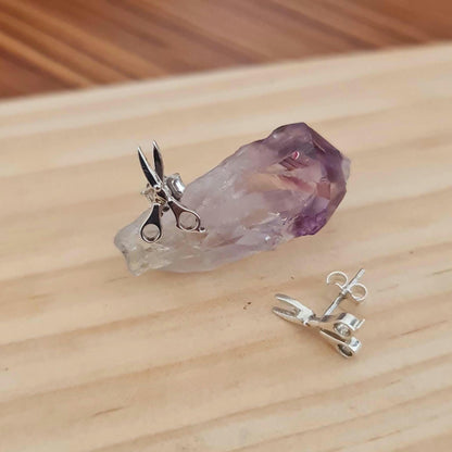 Scissors Stud Earrings - trendy earrings for barber, hairdresser sterling silver