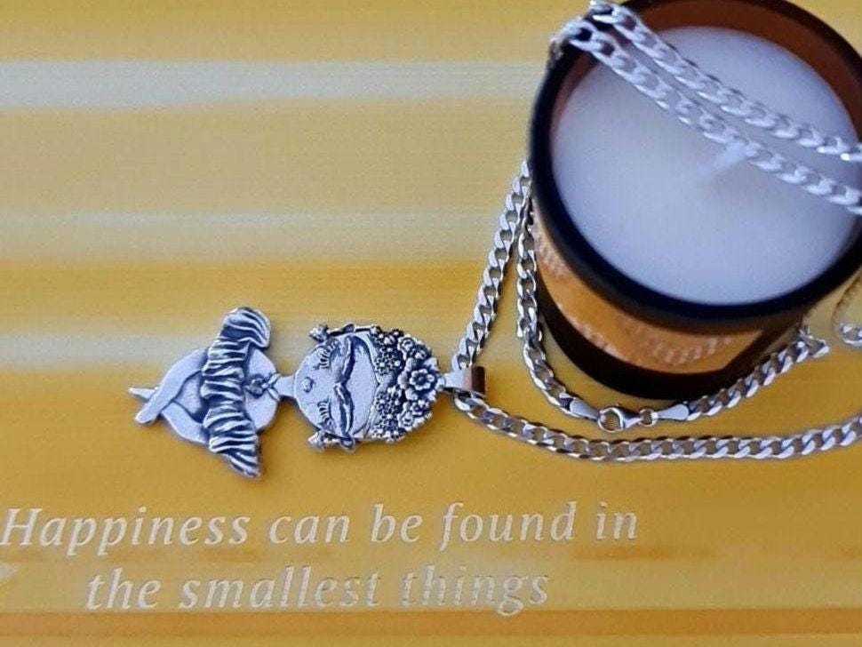 Frida Kahlo Pendant: Sterling Silver Statement Necklace, Handmade