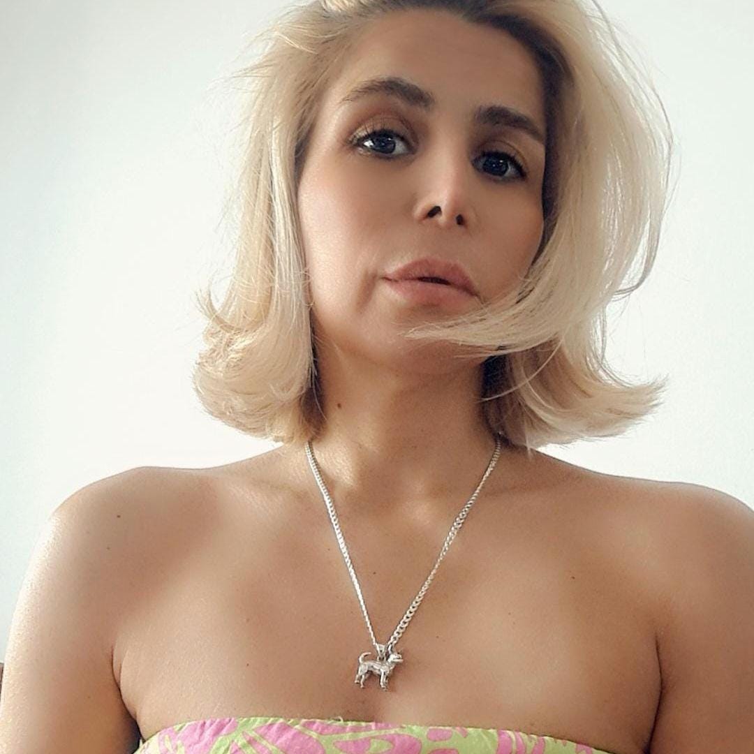 Handmade Chihuahua Pendant: 925 Sterling Silver Dog Lover Gift