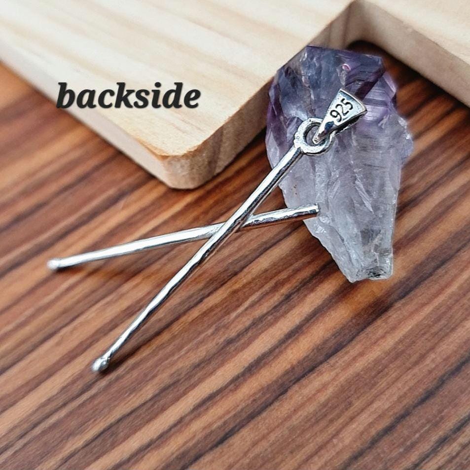 Handmade Sterling Silver Drumsticks Pendant: Rockstar Music Lover Gift