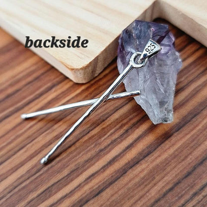 Handmade Sterling Silver Drumsticks Pendant: Rockstar Music Lover Gift