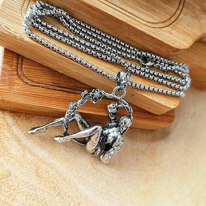 Dancing wreath girl in High heels Necklace- anime Cosplay