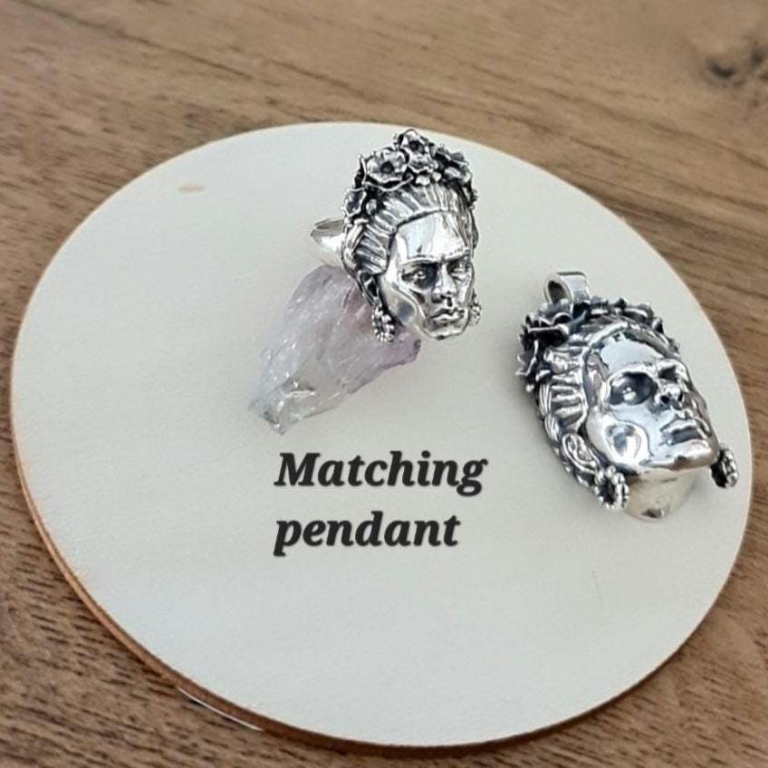 Inspired by the iconic mexican painter silver Ring - symbolising strength,powerand unmatched beauty