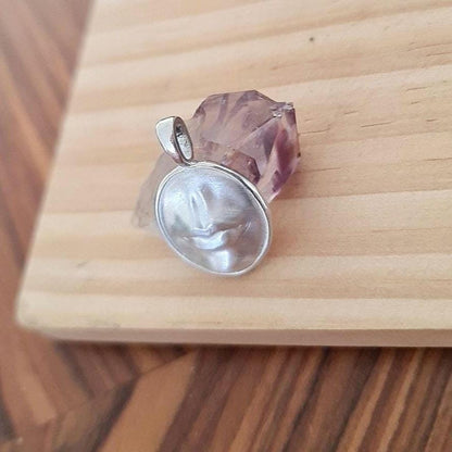 Lips Pendant –Handmade Kiss Necklace – Minimalist Lip Charm – Love Token – sleek & modern design