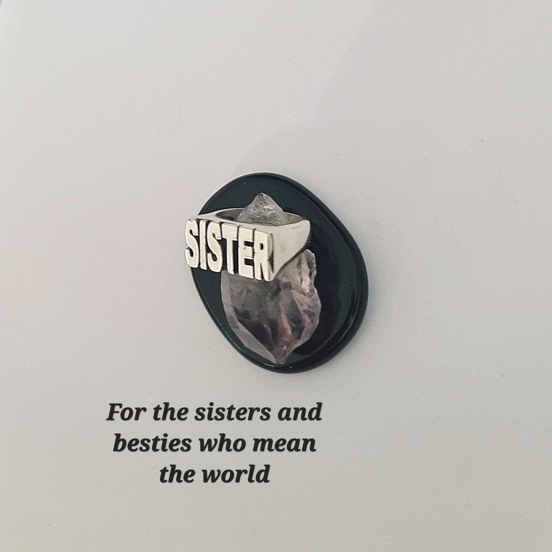 Sister Ring sterling silver - A gift that celebrates sisterhood & friendship
