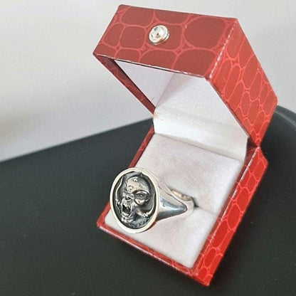 Motorhead Snaggletooth War Pig Ring-Solid 925 Silver-Heavy Duty Design for the Ultimate Rockstar