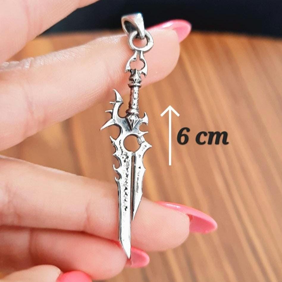 Shalamayne legendary sword Pendant , Wow, World of Warcraft , Handmade 925 Sterling Silver