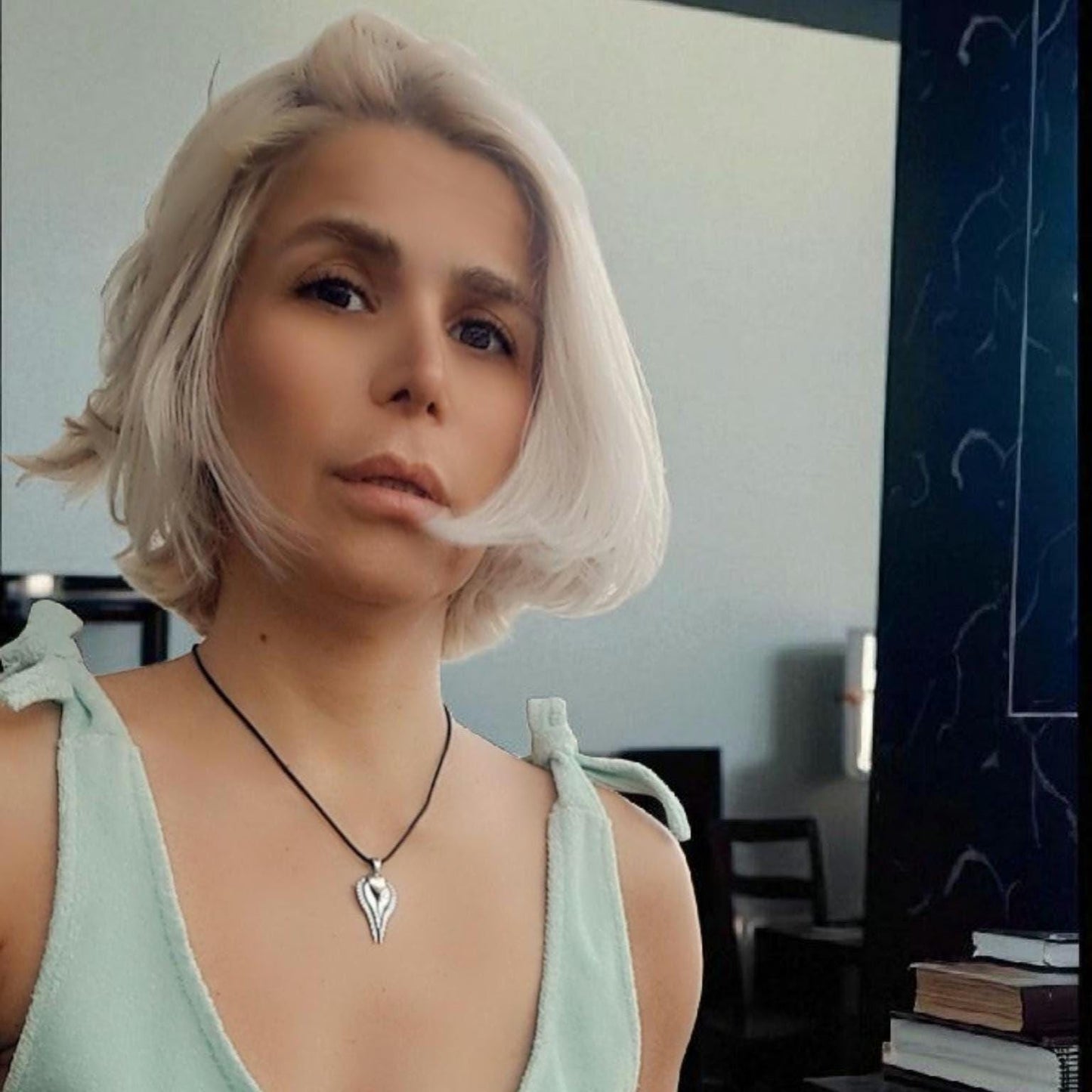 Sterling Silver Angel Wings Charm: Memorial Keepsake, Protection Amulet