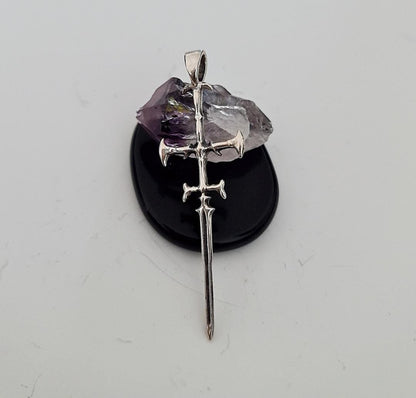 Sterling Silver Viego Sword Pendant: League of Legends, Handmade