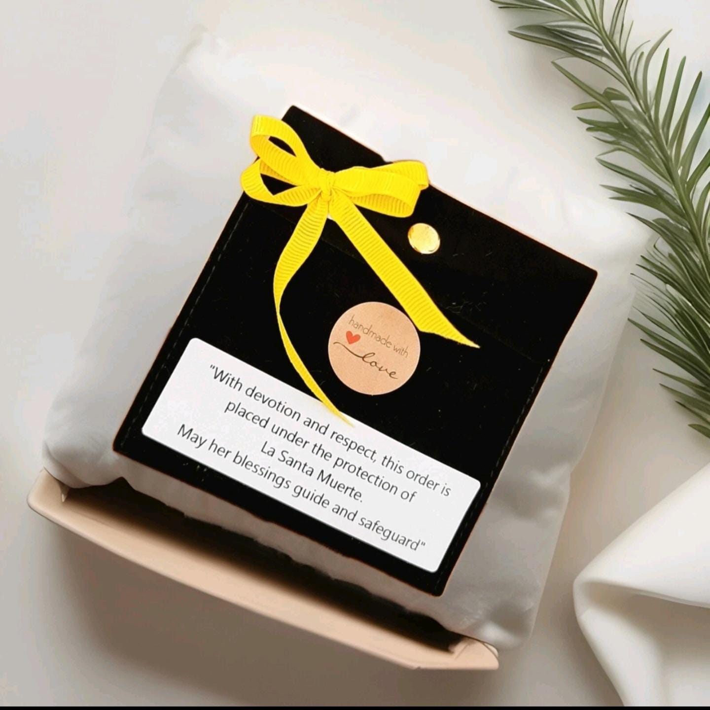 Handmade 925 Silver Santa Muerte Rosary Necklace: Gothic Grim Reaper