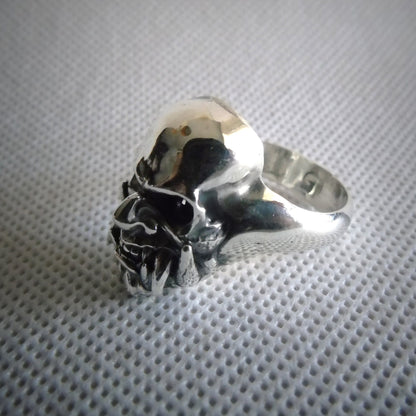 Samurai Japanese  Skull Ring   Sterling Silver Art, Ancient & Modern Japanese Style