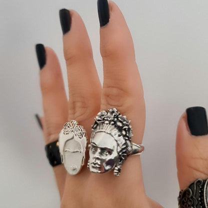 Inspired by the iconic mexican painter silver Ring - symbolising strength,powerand unmatched beauty