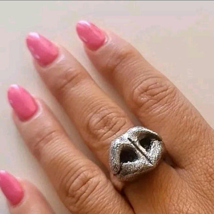 Handmade Stylish Sterling Silver Dog Nose Ring Jewelry for Dog Lovers
