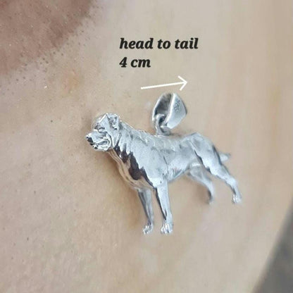 Rottweiler  dog figurine pendant- avaliable in 2 design  Sculpture -Realistic Dog Model    Solid & Sturdy