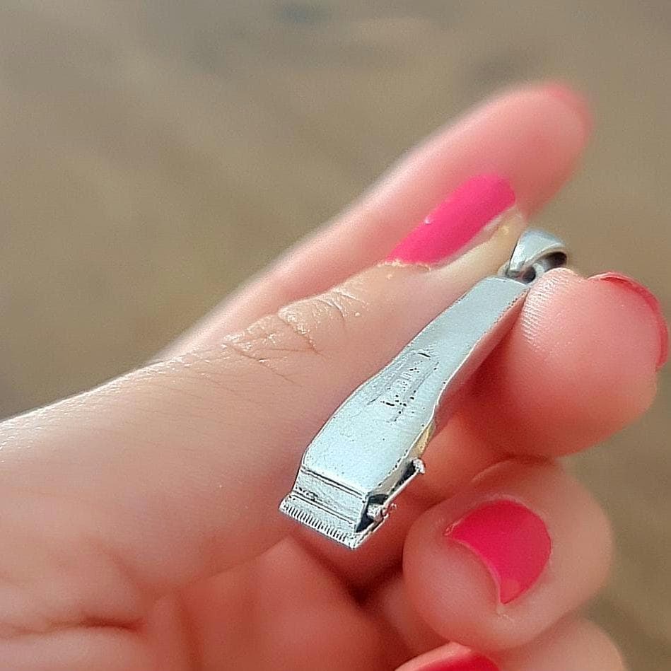 Electric Razor-Barber's Signet  Sterling Silver - Perfect Gift for the Modern Gentlemen Who Love Traditional Style and Precision