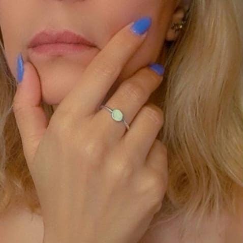 Handmade Sterling Silver Circle Ring: Minimalist Geometric Jewelry