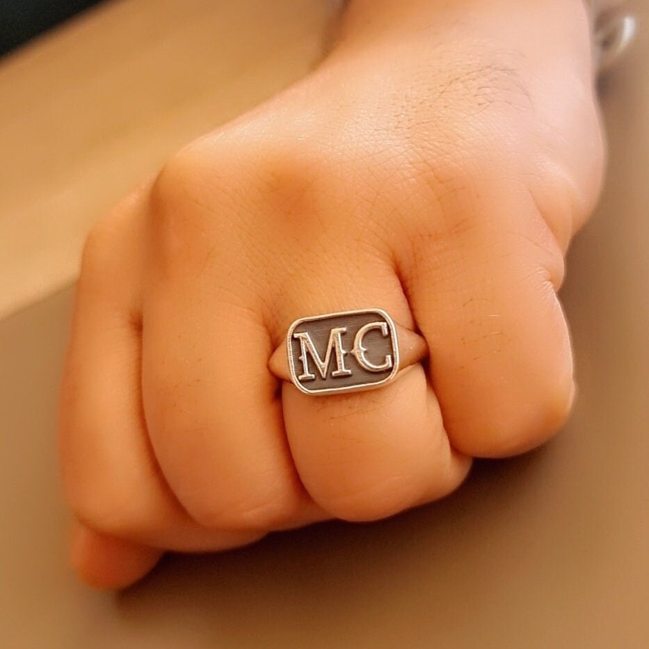 Sterling Silver Biker Ring: Edgy Outlaw Motorcycle Jewelry