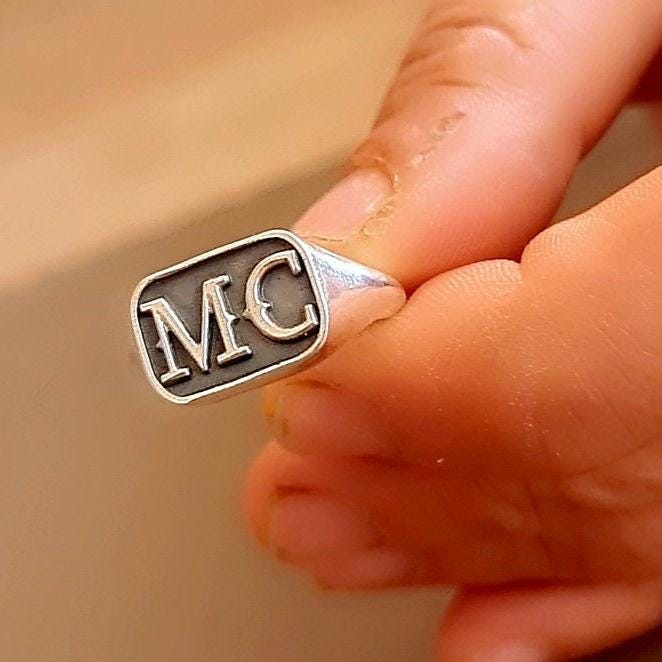 Sterling Silver Biker Ring: Edgy Outlaw Motorcycle Jewelry