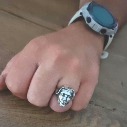Handmade Sterling Silver iconic  Rapper Ring