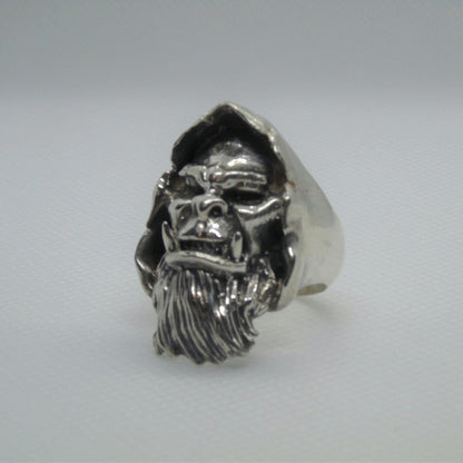 Warcraft Sterling Silver 925 Ring - Blizzard Fan's collection Gothic-inspired Wow Ring
