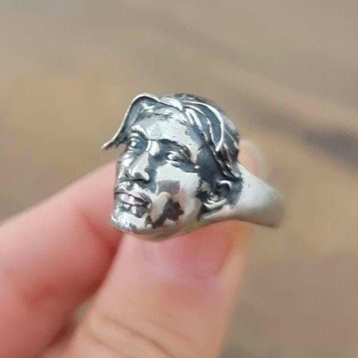 Handmade Sterling Silver iconic  Rapper Ring