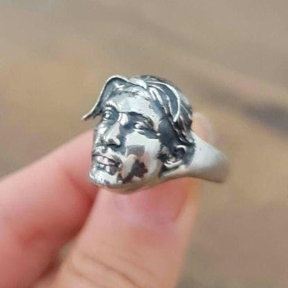 Handmade Sterling Silver iconic  Rapper Ring