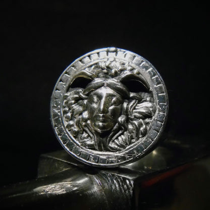 Medusa Ring Sterling Silver  Inspired by Greek Mythology