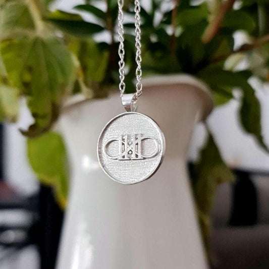 11:11  Infinity Angel Number Sterling Silver Pendant - Inspirational Charm