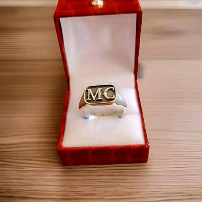 Sterling Silver Biker Ring: Edgy Outlaw Motorcycle Jewelry