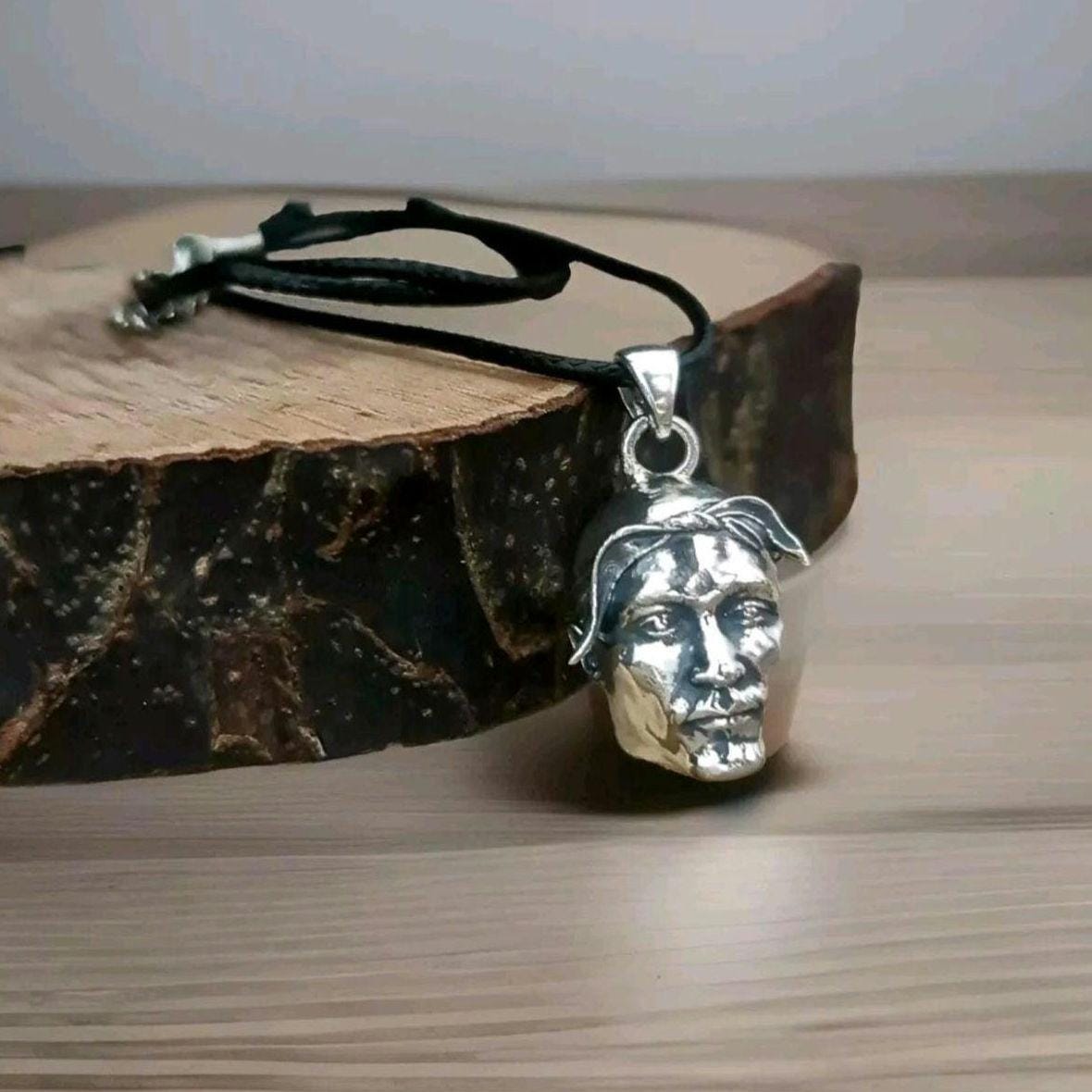 Sterling Silver Rapper Pendant - Gothic Rockstar Jewelry