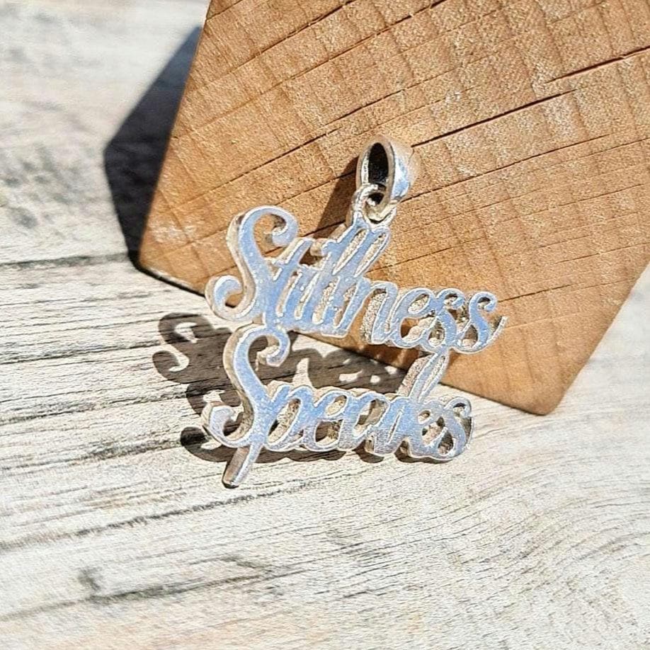 Stillness Speaks Pendant: Handmade Sterling Silver Spiritual Necklace