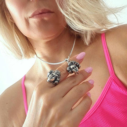 Marilyn Monroe Inspired Sterling Silver Ring: Vintage Hollywood Glamour