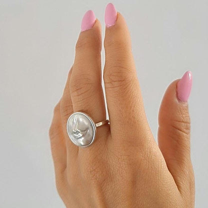 lips ring - 925 sterling silver - women's sizes -sleek & modern design - handmade with care -
