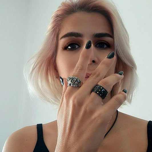 Michelangelo's David Silver Ring: Renaissance Art Sculpture